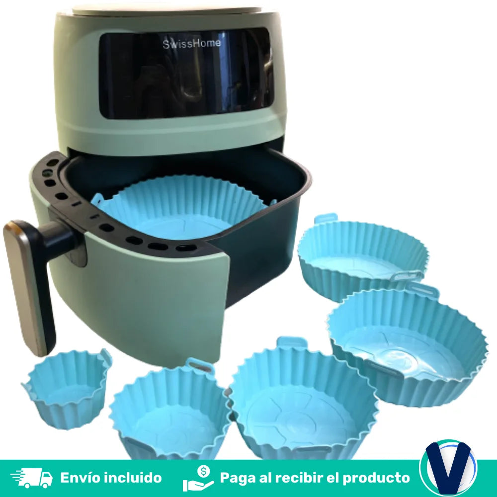 PERFECT COOK™ molde de silicona para freidora de aire X 6 Piezas