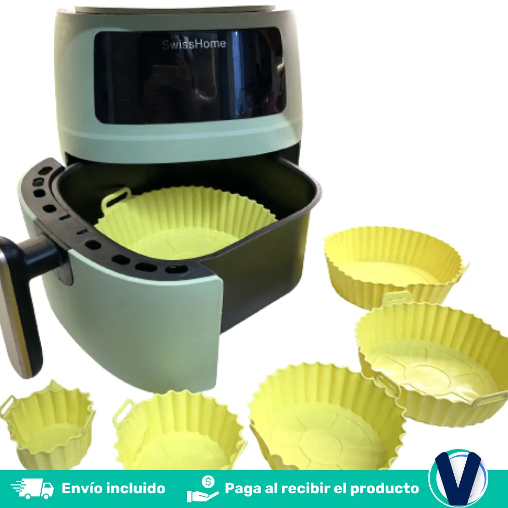 PERFECT COOK™ molde de silicona para freidora de aire X 6 Piezas