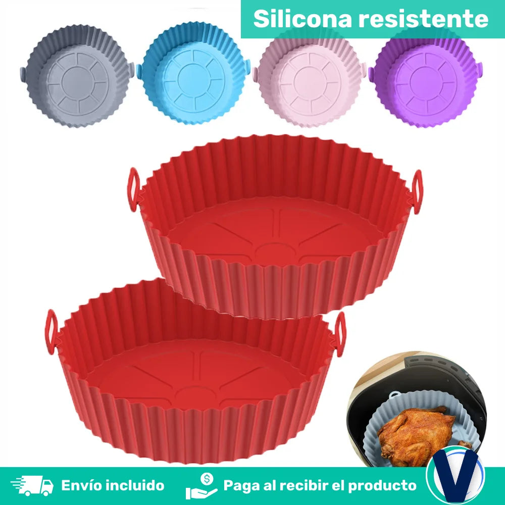 PERFECT COOK™ molde de silicona para freidora de aire X 6 Piezas