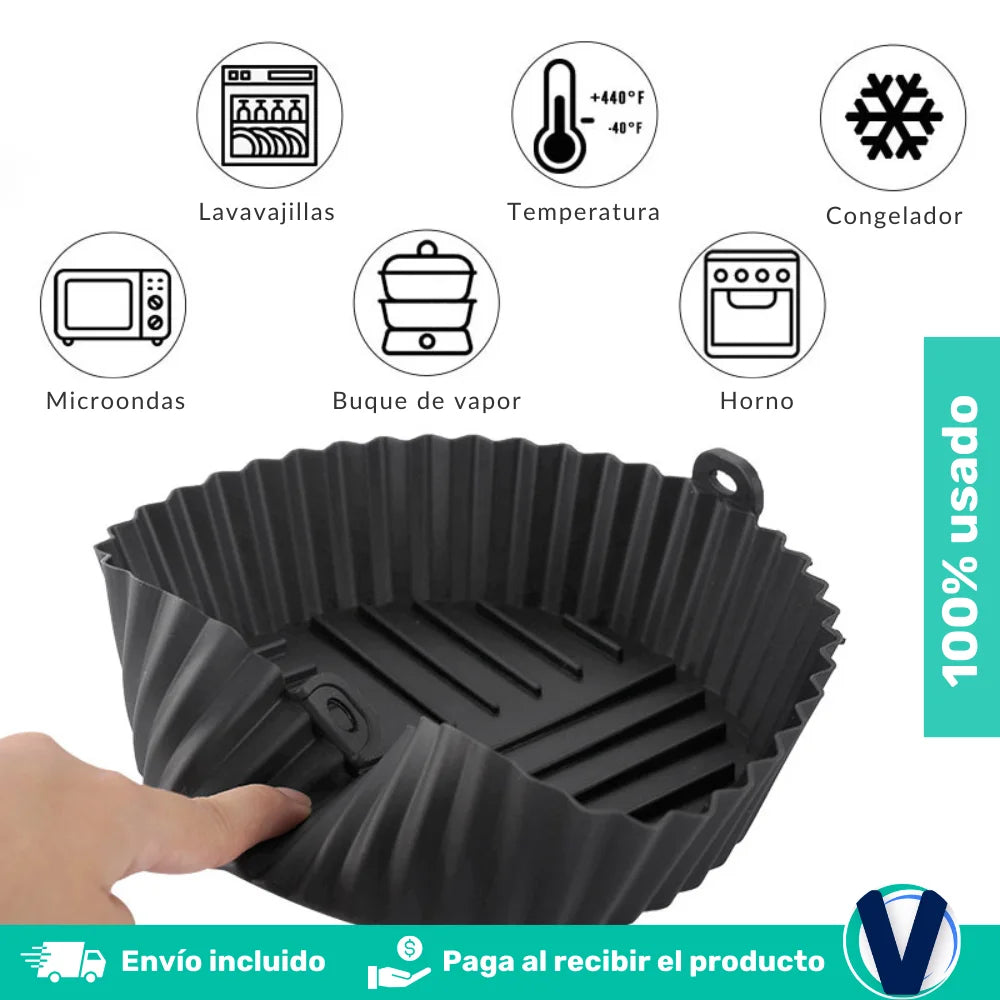 PERFECT COOK™ molde de silicona para freidora de aire X 6 Piezas