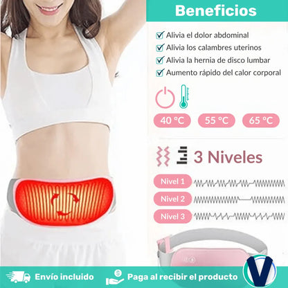 RELAXIA BELT™ Cinturón Térmico para Cólicos Menstruales