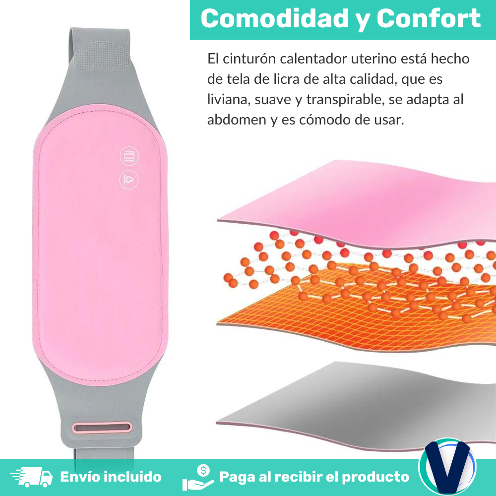 RELAXIA BELT™ Cinturón Térmico para Cólicos Menstruales